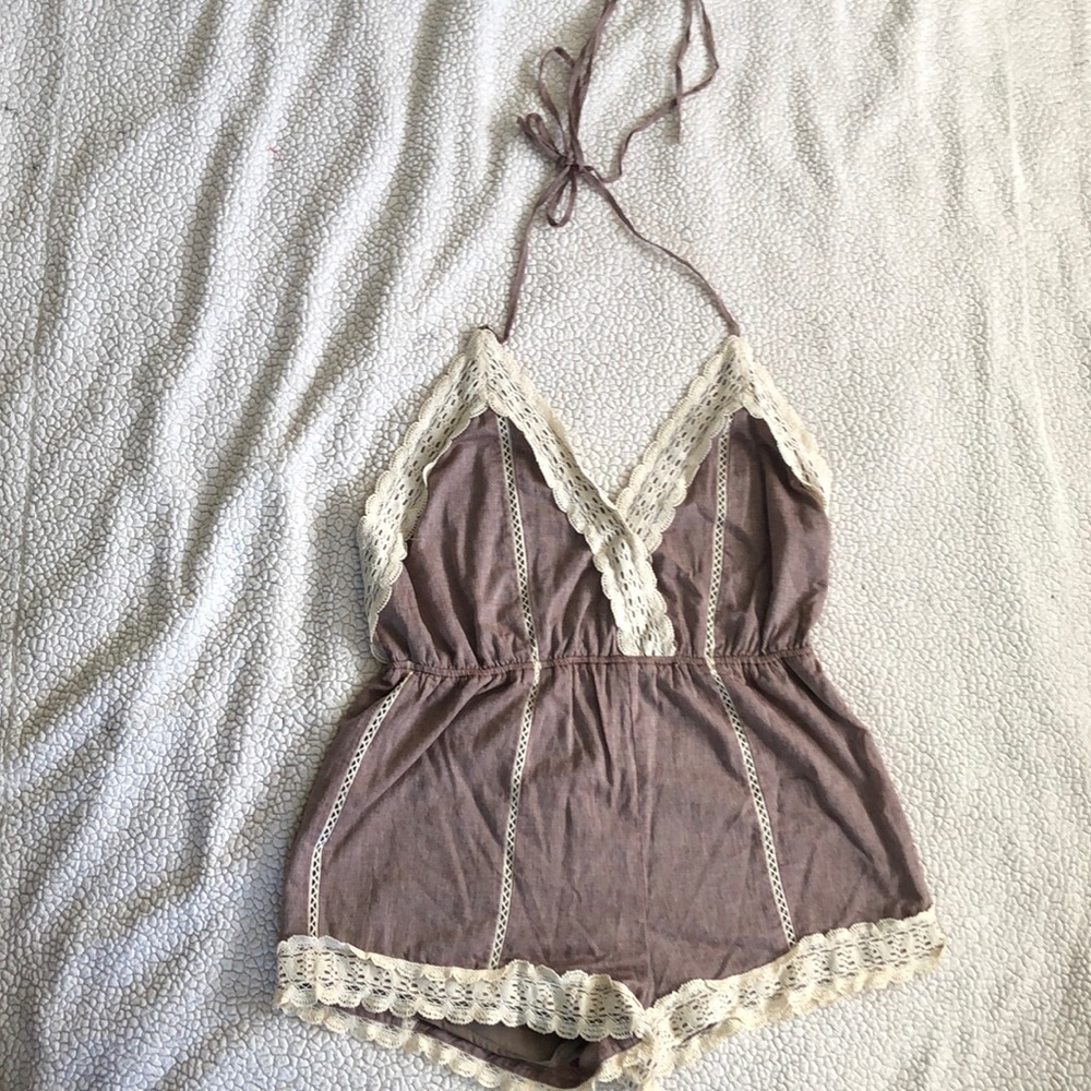 Summer laced romper